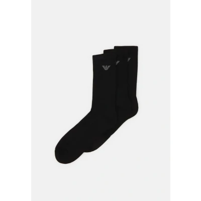 Abbildung von Emporio Armani Medium Socks 3PACK Socken, Herren, Größe: One Size, Black