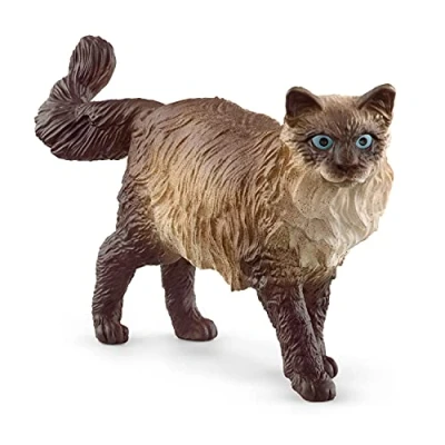 Abbildung von schleich 13940 Ragdoll Katze, für Kinder ab 3+ Jahren, FARM WORLD Spielfigur