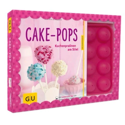 Abbildung von GU Gräfe und Unzer KüchenRatgeber Cake Pop Set + Silikonbackform Backbuch Backen 8788: Plus Backform (für 16 Pops) (GU Plus)