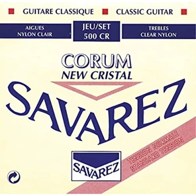 Abbildung von Savarez New Cristal Corum 500CR Saitensatz für klassische Gitarre,6er Pack