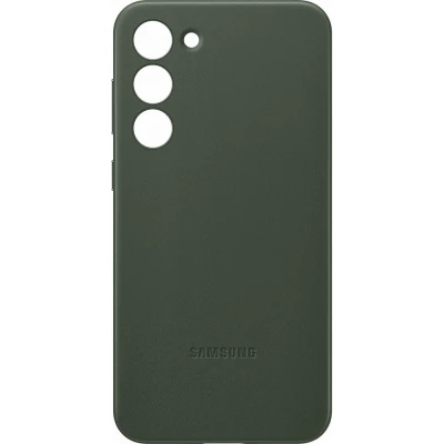 Abbildung von Samsung Leder Back Cover Grün Galaxy S23+