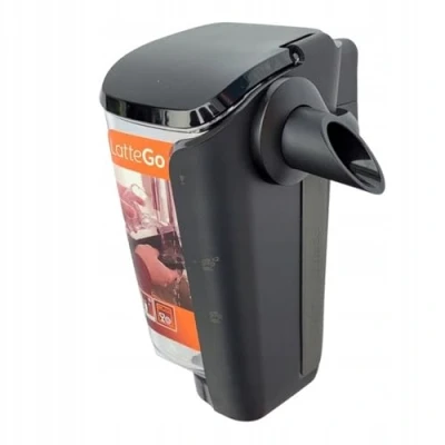 Abbildung von Saeco LatteGo Milchbehälter Karaffe Baugruppe für Philips 5000 Serie, Schwarz, Transparent