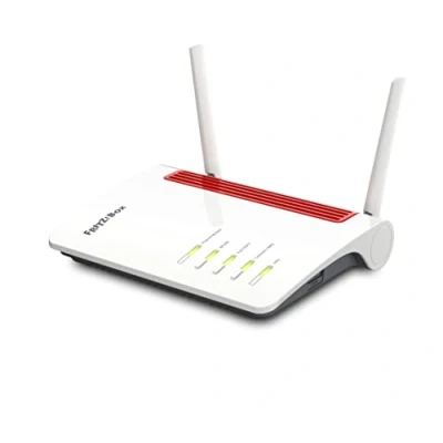 Abbildung von AVM FRITZ!Box 6850 (LTE Modem, bis zu 150 MBit/s, WLAN AC+N 866 MBit/s (5 GHz) und 400 (2, 4 GHz), x Gigabit LAN, 1x USB 3.0)