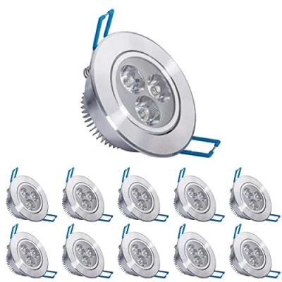 Abbildung von POCKETMAN 3W LED Deckenleuchte Downlight,Kaltesweiß Einbaustrahler,Mit Treiber(10 Packung)
