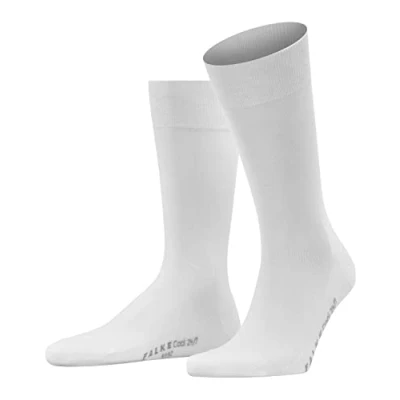 Abbildung von FALKE Herren Socken Cool 24/7 M So Baumwolle einfarbig 1 Paar, Weiß White 2000, 41 42