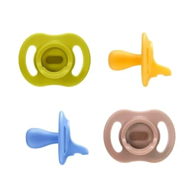 Abbildung von Tommee Tippee Ultraleichter StayPut Schnuller, einteiliges Silikondesign, 6 18m, 4er Pack