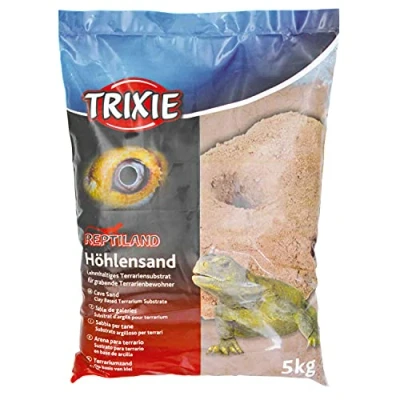Abbildung von Trixie 76133 Höhlensand für Terrarien, 5 kg, dunkelrot