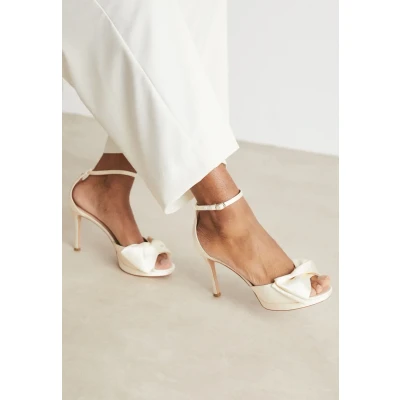 Abbildung von kate spade new york Bridal BOW High Heel Sandalette, Damen, Größe: 39, Ivory Schuhe