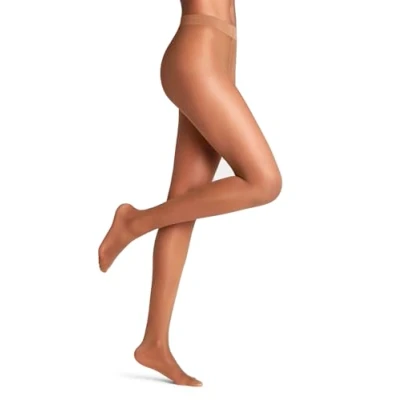 Abbildung von FALKE Damen Strumpfhose Pure Matt 20 DEN W TI transparent einfarbig 1 Stück, Braun (Hazel 5187) neu umweltfreundlich, M