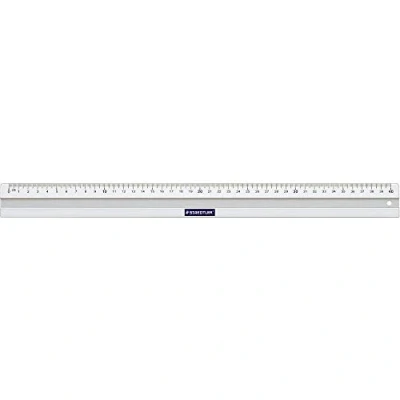 Abbildung von STAEDTLER Aluminium Lineal Mars, 40cm Länge, bruchfest, ruschfest, 563 40