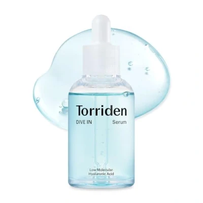 Abbildung von Torriden DIVE IN Hyaluronsäure Serum 50ml (1,69 fl.oz.) Tiefenwirksame Hydratisierung für strahlende Haut Mit Hyaluronsäure, Panthenol und Allantoin Koreanisches Gesichtsserum.