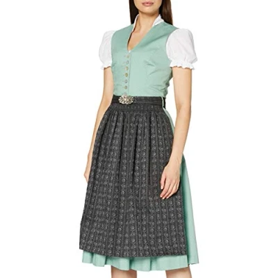 Abbildung von Stockerpoint Sc 300 Damen Midi Dirndlschürze, anthrazit, 40 44