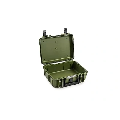 Abbildung von B&amp;W International Transportkoffer Outdoor 1000 (PP.41) Bronze Grün Leerkoffer wasserdicht (IP67), staubdicht, schlagfest, extrem robust
