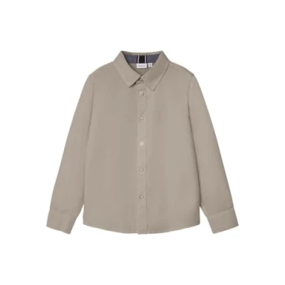 Abbildung von Name it Nkmnewsa Hemd für Kinder, Größe: 98, Pure cashmere