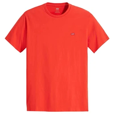 Abbildung von Levi&#039;s Herren Ss Original Housemark Tee T Shirt,Valiant Poppy,XS