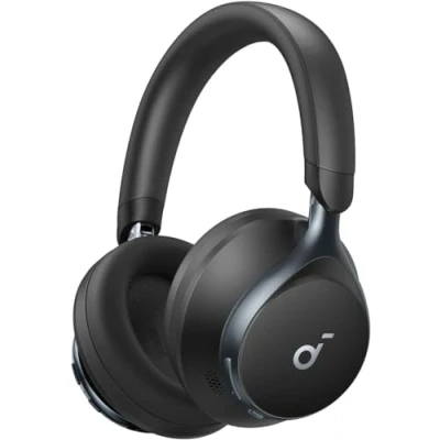 Abbildung von soundcore by Anker, Space One Kabellose Kopfhörer, Adaptives aktives Noise Cancelling, 2X stärkere Stimmunterdrückung, 40h ANC Akkuleistung, App Steuerung,Hi Res Audio, Bluetooth 5.3 (Generalüberholt)