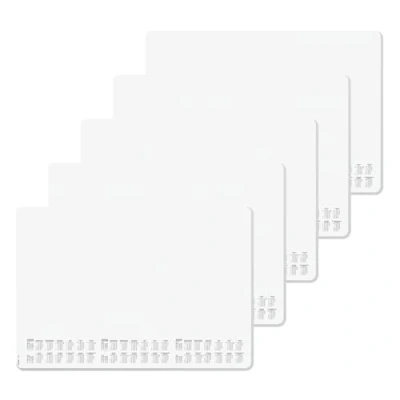 Abbildung von SIGEL HO301/5 Papier Schreibtischunterlage, ca. DIN A2, mit aktuellem 3 Jahres Kalender, 30 Blatt, dotted, 5 Stück abgerundeten Ecken, vegan, aus nachhaltigem