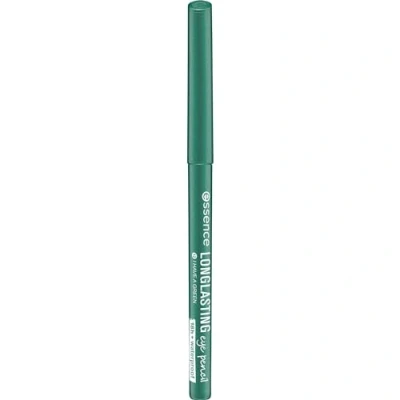 Abbildung von essence cosmetics LONG LASTING eye pencil, Kajal, 18 Stunden Halt, wasserfest, Nr. 12 i have a green, grün, definierend, langanhaltend, vegan, Mikroplastik Partikel frei (0,28g)