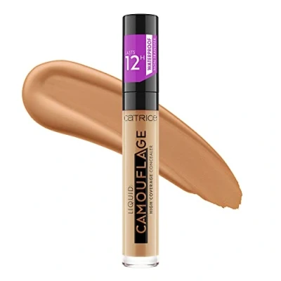 Abbildung von Catrice Liquid Camouflage High Coverage Concealer, Nr. 060, Nude, langanhaltend, für trockene Haut, unreine Mischhaut, vegan, ölfrei, wasserfest, ohne Alkohol, 1er Pack (5ml)