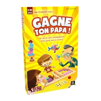 Abbildung von GIGAMIC GZFGP Denkspiel Gewinne deinen Papa, Einzigartig, Mehrfarbig, 19,5 x 4,2 30,5 cm