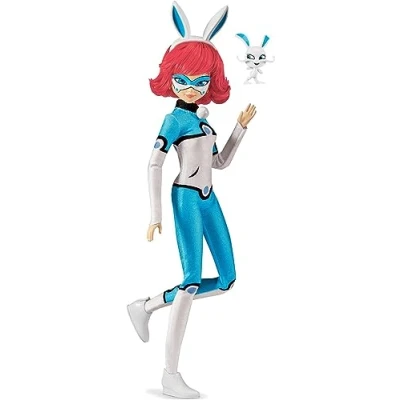 Abbildung von BANDAI Miraculous Ladybug Puppe Bunnyx Ankleidepuppe mit Gelenken 26 cm Superhelden P50011