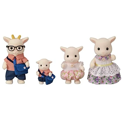 Abbildung von Sylvanian Families 5622 Ziegen Familie Figuren für Puppenhaus