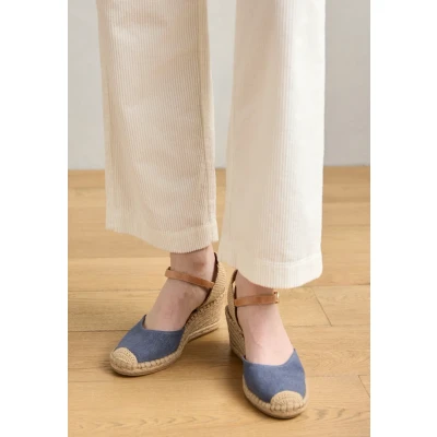Abbildung von Tamaris Keilsandalette, Damen, Größe: 36, Blue Schuhe