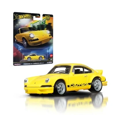 Abbildung von Hot Wheels Premium Porsche 911 Carrera RS, Car Culture Circuit Legends Fahrzeuge für Kinder ab 3 Jahren und Erwachsene Fans Sammler, Kollektion von im Maßstab 1:64, HRW07