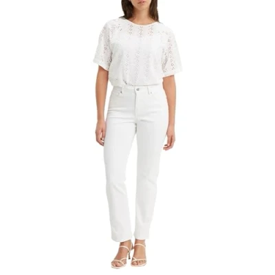 Abbildung von Levi&#039;s Damen Classic Straight Jeans, Simply White, 29W / 32L