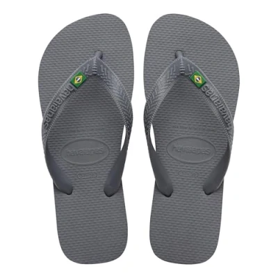 Abbildung von Havaianas Top Brasil, Bequeme, Robuste und Leichte Badelatschen, mit Rutschfesten Sohlen, Brasilien Flagge auf den Riemen, Unisex Erwachsene, 41/42 EU