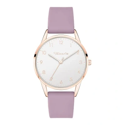 Abbildung von Tamaris Damen Analog Quarz Uhr mit Silikon Armband TT 0120 PQ