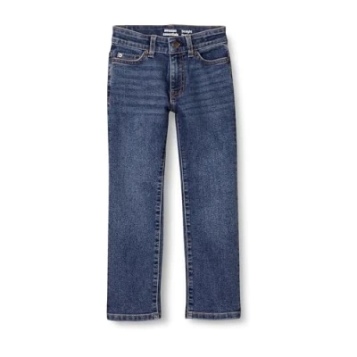 Abbildung von Amazon Essentials Jungen Gerade geschnittene Jeans mit normaler Passform, Mittlere Waschung, 10 Jahre