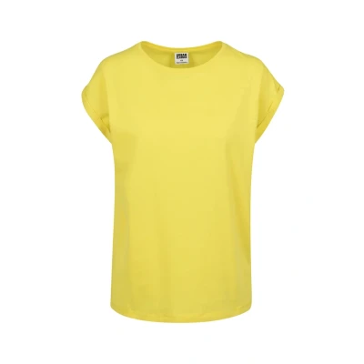 Abbildung von Urban Classics Extended Shoulder Tshirt basic, Damen, Größe: XS, Brightyellow