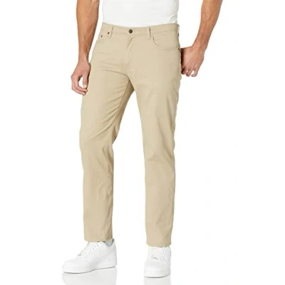 Abbildung von Amazon Essentials Herren 5 Pocket Stretch Twillhose, Gerade Geschnitten, Khakibraun, 33W / 32L