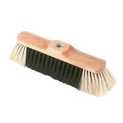 Abbildung von Kerbl 29525 Besen Roßhaarmischung mit Gewinde, 28 cm