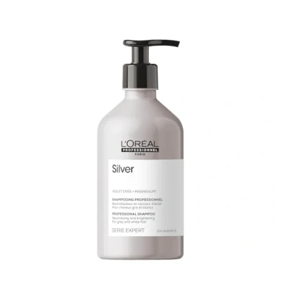 Abbildung von L&#039;OREAL Professionnel Silver Shampoo FOR GREY, White OR Light Blonde HAIR Shampoo, Größe: 300 ml,