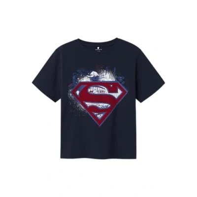 Abbildung von NAME IT Jungen Nkmjags Superman Nreg Ss Top Wab, Navy Blazer, 122 128 EU