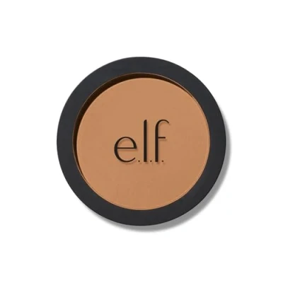 Abbildung von e.l.f. Primer Infused Bronzer, Langanhaltendes &amp; Budge Proof Makeup, Leicht Aufbaubar, Glatte Einfache Anwendung, Vegan Tierversuchsfrei, Catching Rays