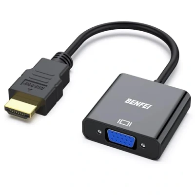 Abbildung von BENFEI HDMI auf VGA, Unidirektional Computer VGA Monitor Adapter (Stecker Buchse) für Desktop Laptop PC Projektor HDTV Chromebook Raspberry Pi Roku Xbox und mehr