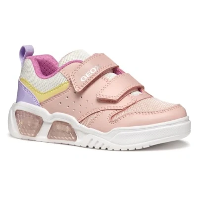Abbildung von Geox J Illuminus GIRL Sneaker low für Kinder, Größe: 25, Pink/multicolor Schuhe
