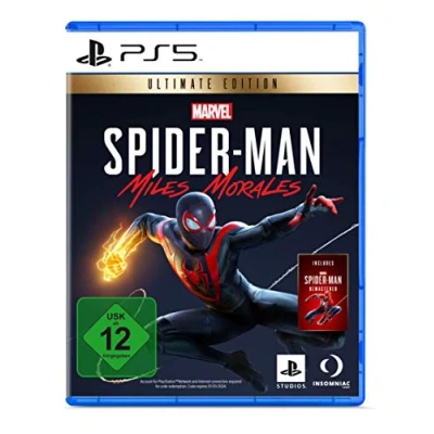 Abbildung von Marvel&#039;s Spider Man: Miles Morales Ultimate Edition inkl. Man Remastered [PlayStation 5], Sprache Deutsch