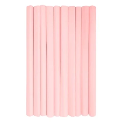 Abbildung von Interdruk Krepppapierrollen für Kinder, DIY und Dekorationen, 10 Rollen (50 cm x 200 cm, 28 g/m²), 34 Pastell Puderrosa