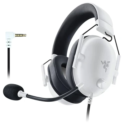 Abbildung von Razer BlackShark V2 X Multi Plattform kabelgebundenes Esports Headset (Triforce 50mm Treiber, Erweiterte Passive Geräuschunterdrückung, 7.1 Surround Sound, Hyperclear Cardioid Mic) Weiß