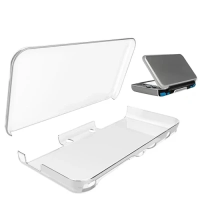 Abbildung von OSTENT Schutzhülle für Nintendo New 2DS LL/XL Konsole, transparent, durchsichtig, Kosmetikkoffer