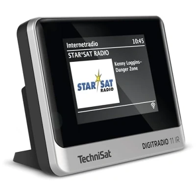 Abbildung von TechniSat DIGITRADIO 11 IR DAB+ und Internetradio Adapter (WLAN, Farb Display, Bluetooth, Fernbedienung, Wecker, ohne Lautsprecher, optimal zur Aufrüstung bestehender HiFi Anlagen) schwarz/Silber