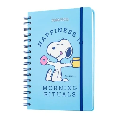 Abbildung von Grupo Erik Kalender 2026 Buchkalender Schülerkalender 2025/2026 Peanust Snoopy Terminplaner Schulplaner 2025 A5 Schüler und Studierende Ringbuch Geschenk Einschulung Junge Mädchen