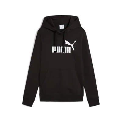 Abbildung von Puma LOGO Hoodie Kapuzenpullover, Damen, Größe: Small, Black