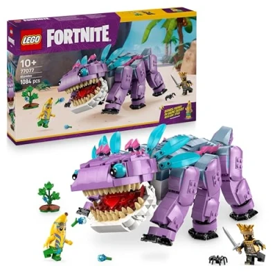 Abbildung von LEGO Fortnite Klombo Actionfigur Dino zum Sammeln und Spielen Mit Monster Minifiguren Kreatives Spielzeug Bauen Geschenk für Kinder, Mädchen Fans des Videospiels ab 10 Jahren 77077