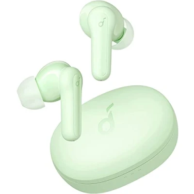 Abbildung von soundcore by Anker Life P2 Mini True Wireless Earbuds In Ear Kopfhörer, 10mm Audiotreiber, intensiver Bass, EQ, Bluetooth 5.2, 32 Std Akku, Aufladen mit USB C(Grün)(Generalüberholt)