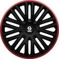 Abbildung von Sparco Corsa Bergamo 15 Schwarz / rot Radzierblende